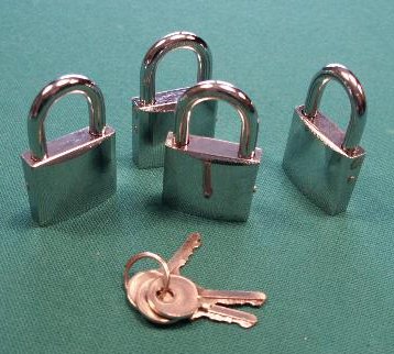 SCHLOSS - Chromschloss, 20 mm, gleichschließend