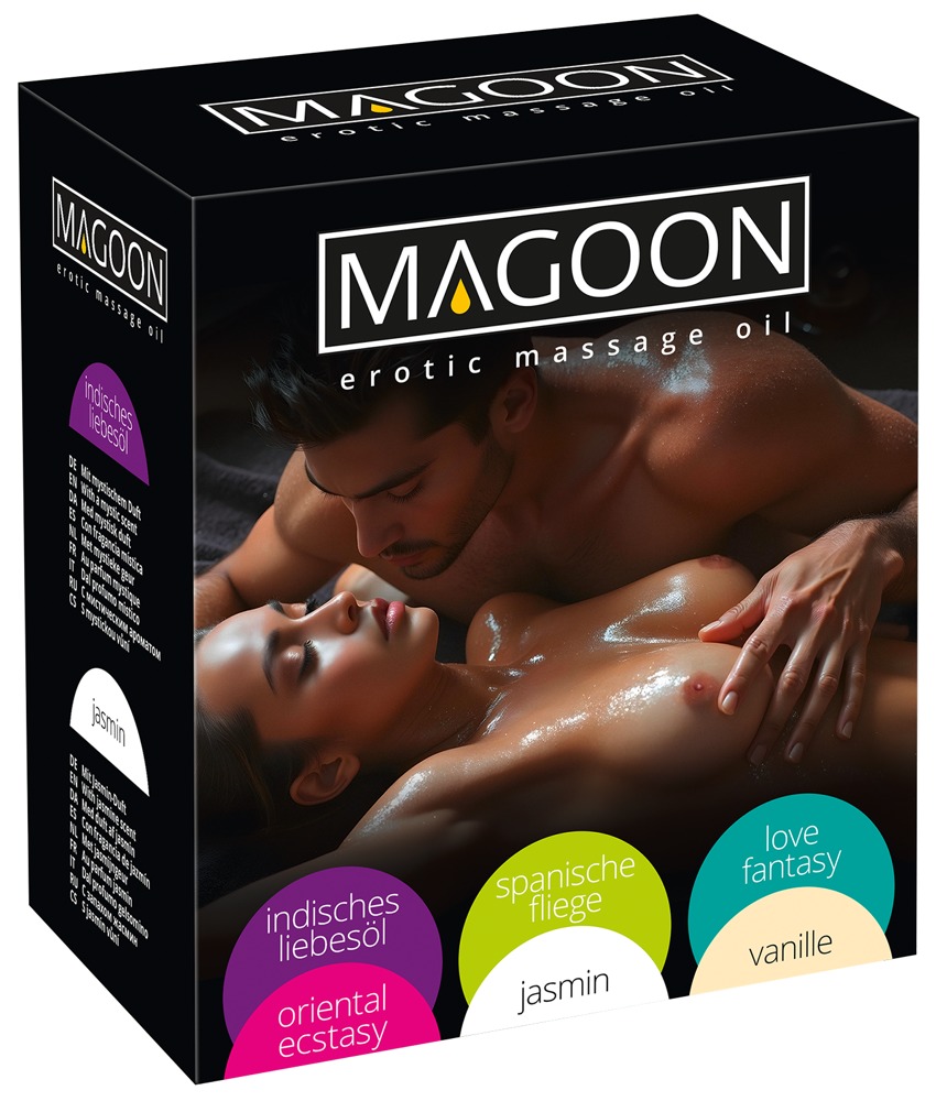 Erotic Massage Oil 6er Set 50 ml