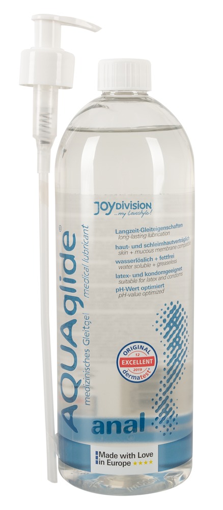 AQUAglide anal – Veganes Anal-Gleitgel, 1.000 ml