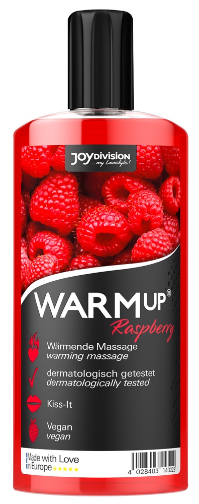 WARMup – Massage-Liquid mit Wärme-Effekt - Himbeere