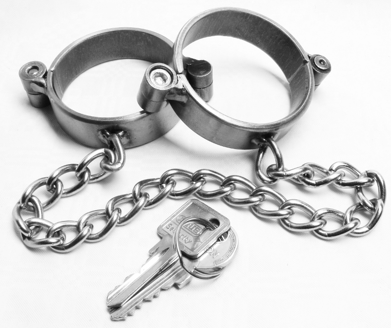 PRANGER METALL - Handfesseln schmal mit Kette